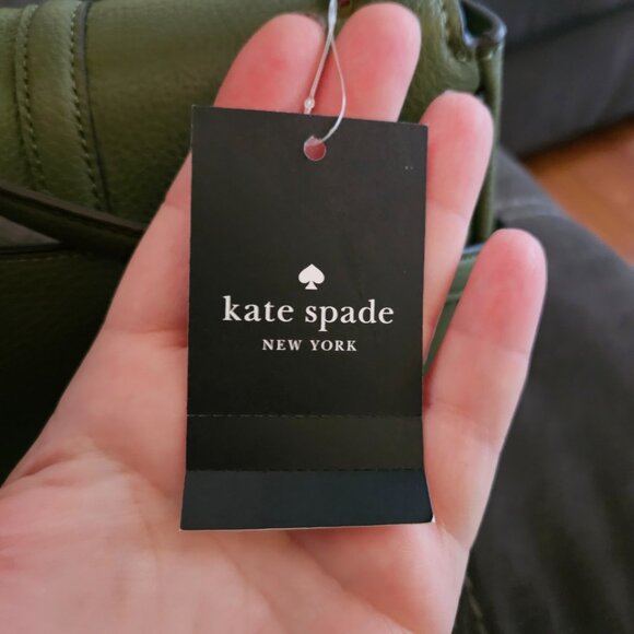 Kate Spade Kayla Saddle Bag Cedar Stand - Picture 7 of 8